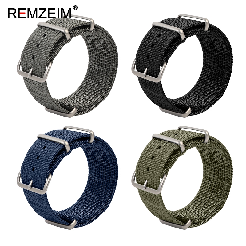 Canvas Strap Watch - Nowy prążkowany nylonowy pasek do zegarka