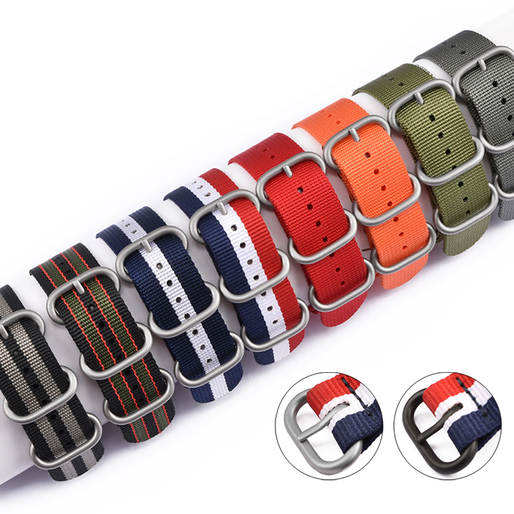 Nato Strap Nylon - Pasek do zegarka z nylonu tkanej,