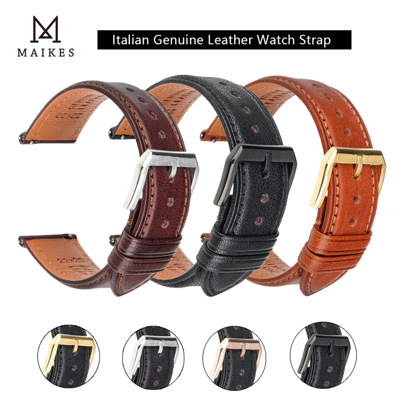 Leather Strap Quick Release - Nowy pasek z prawdziwej skóry 24mm