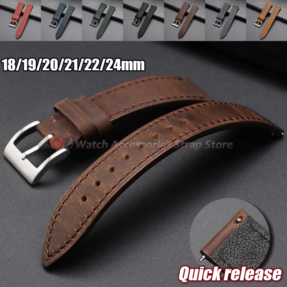 Suede Strap Watch - Pasek do zegarka ze skóry bydlęcej