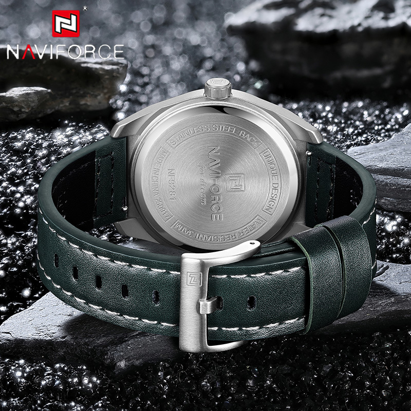 Zegarek męski NAVIFORCE z mech – Leather Watch Band Men recenzja i cena