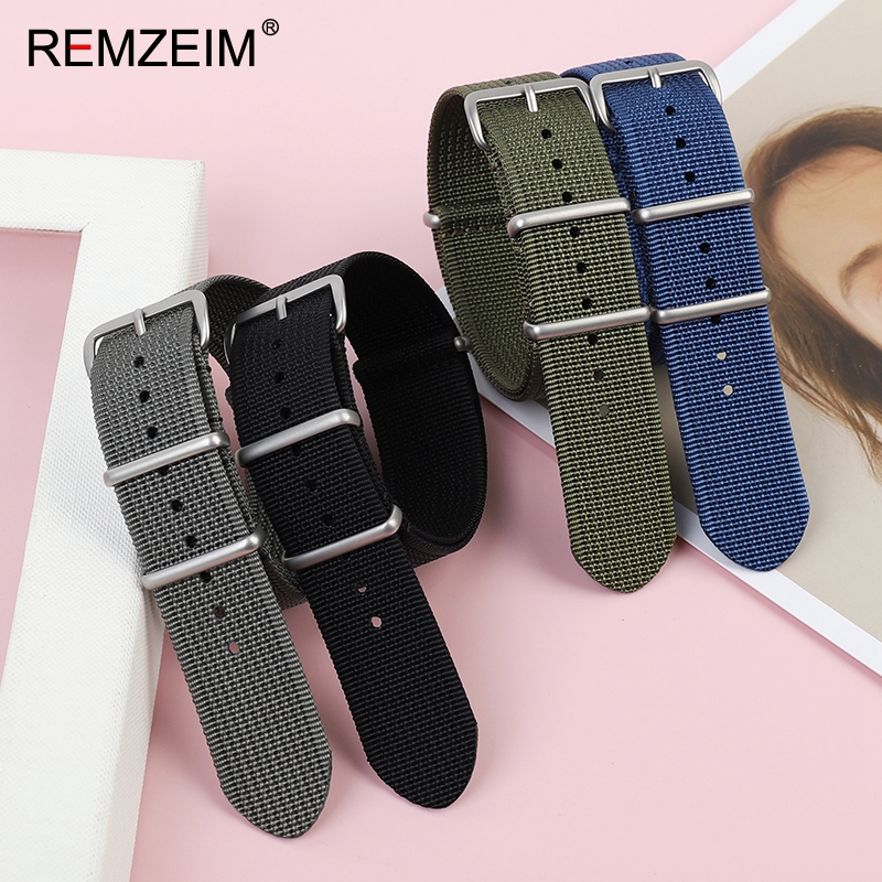 Nowy prążkowany nylonowy pasek – Canvas Strap Watch recenzja i cena