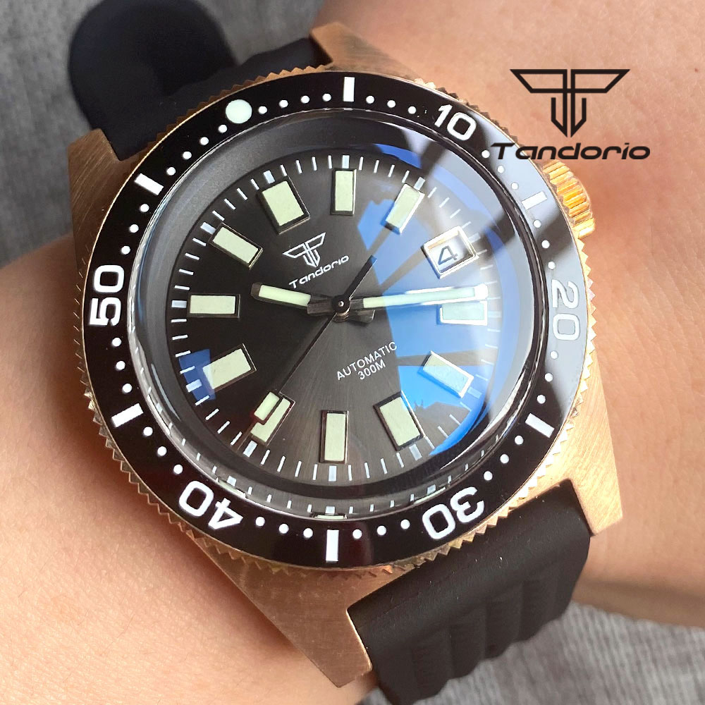 Tandorio 62 MAS CUSN8 solidny  – Rubber Strap Diver recenzja i cena