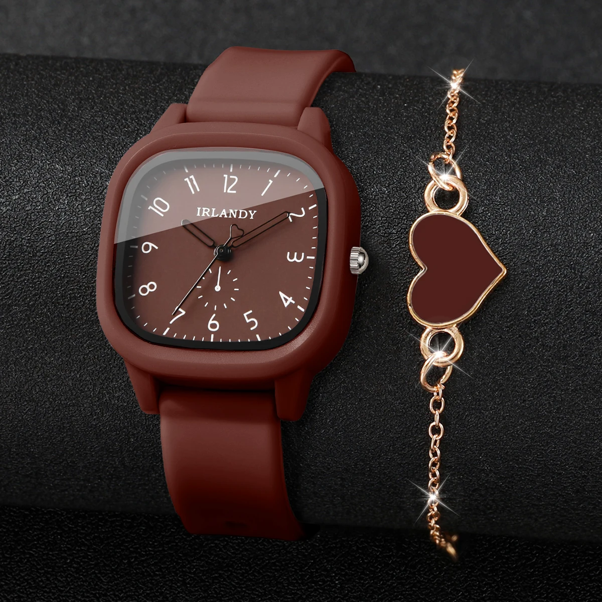 4 sztuki: modny, kwadratowy ze – Silicone Band Women recenzja i cena