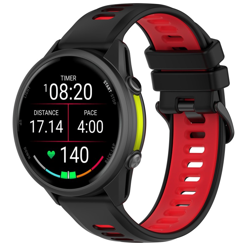 Dwukolorowy silikonowy pasek 2 – Silicone Watch Band 22Mm recenzja i cena