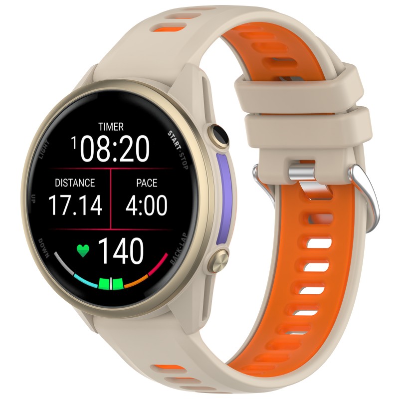 Dwukolorowy silikonowy pasek 2 – Silicone Watch Band 22Mm recenzja i cena