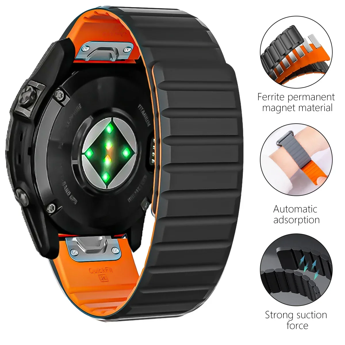 Pasek silikonowy zegarek 26/22 – Silicone Watch Band 22Mm recenzja i cena