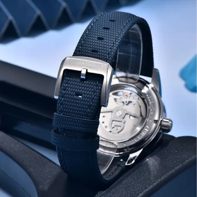 Luksusowy męski zegarek automa – Canvas Strap Watch recenzja i cena