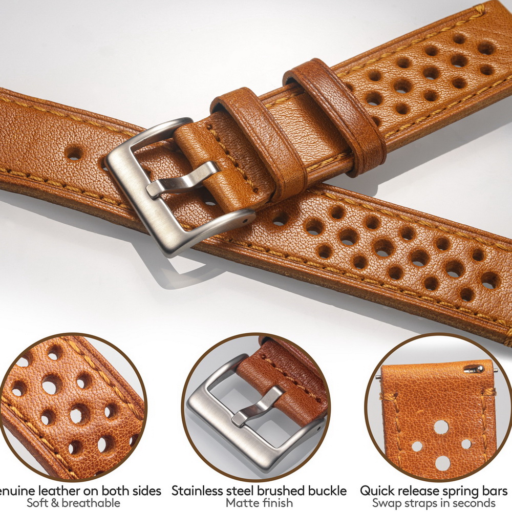 Hemsut Pasek do zegarka ze skó – Canvas Strap Watch recenzja i cena