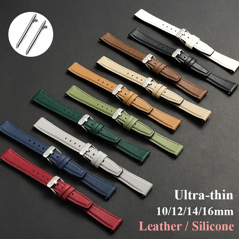 Ultracienki skórzany pasek do  – Leather Strap Quick Release recenzja i cena