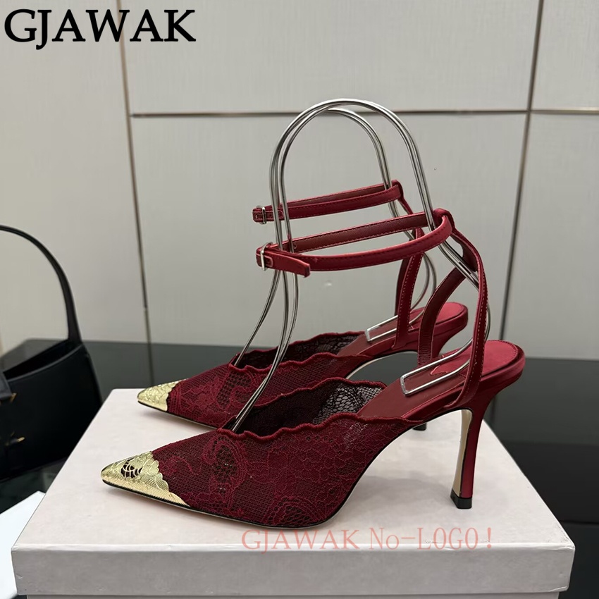 Cienkie Szpilki Damskie Czółen – Mesh Strap Metal recenzja i cena