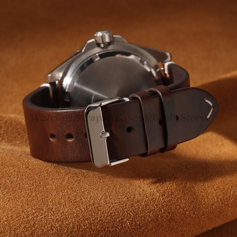 Ręcznie robiony pasek z prawdz – Suede Strap Watch recenzja i cena