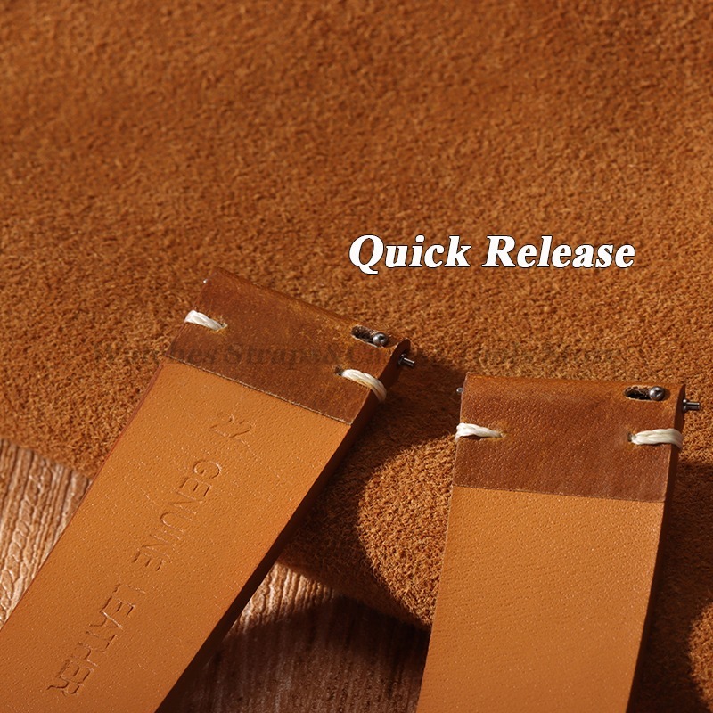 Ręcznie robiony pasek z prawdz – Suede Strap Watch recenzja i cena