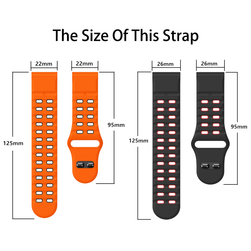 Szybkozłączny pasek do zegarka – Silicone Watch Band 22Mm recenzja i cena